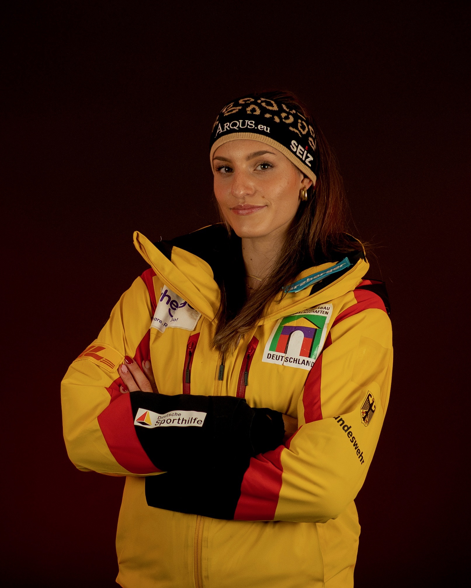 Leona Klein und ihrem Bobteam Leo